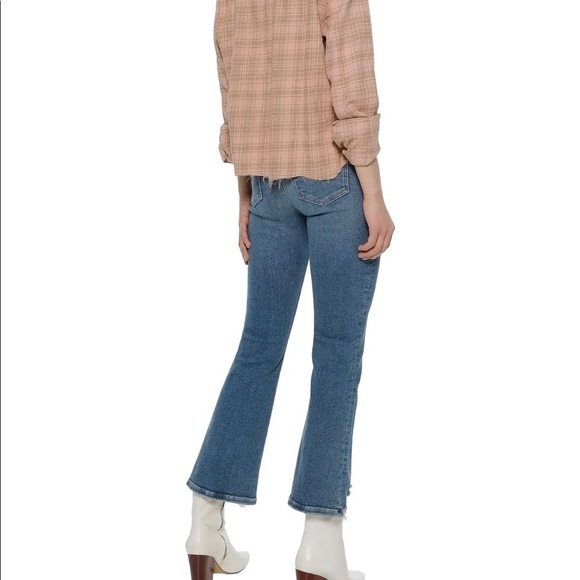 CURRENT ELLIOTT High Waist Distressed Kick-flare Jeans - Picture 2 of 12